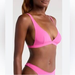 Free People Vibrant Pink Bikini top